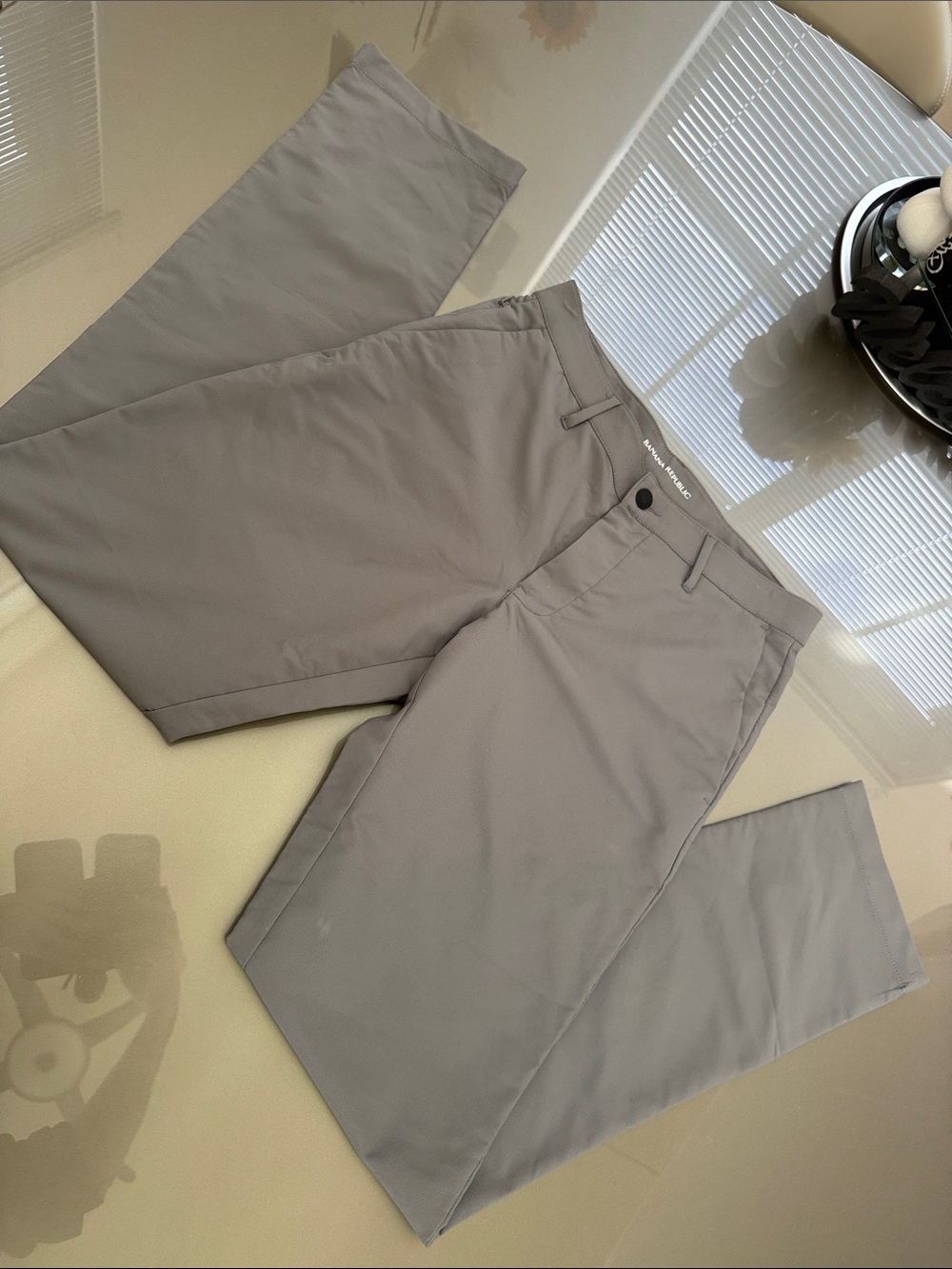 Banana Republic Light Gray Men's Chinos